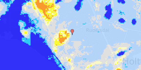 Ekstrem regn på Rude Vang 51