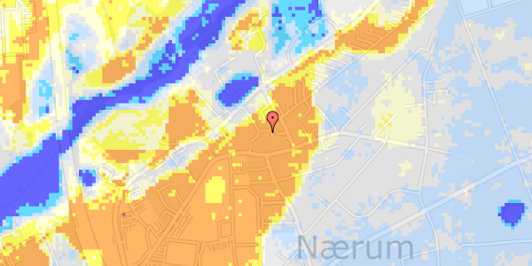 Ekstrem regn på Rundforbivej 201, 1. th