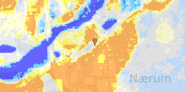 Ekstrem regn på Rundforbivej 247, 2. th