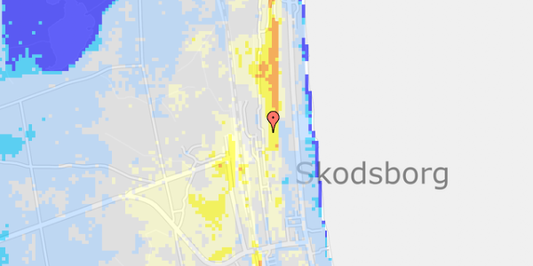 Ekstrem regn på Skodsborgparken 32, 5. th