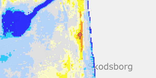 Ekstrem regn på Skodsborgparken 48, 4. th