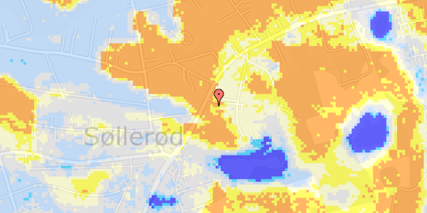 Ekstrem regn på Skodsborgvej 190, st. 1307