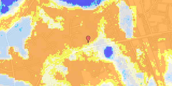 Ekstrem regn på Skodsborgvej 219