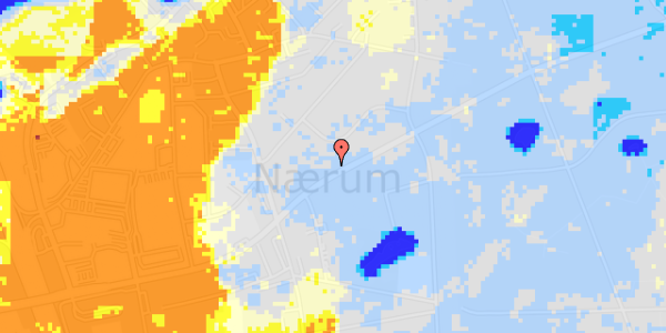 Ekstrem regn på Skodsborgvej 331