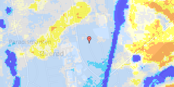 Ekstrem regn på Skovlybakken 25