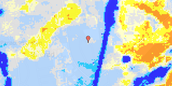 Ekstrem regn på Skovly Mark 23