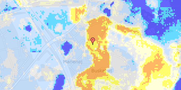 Ekstrem regn på Skovkanten 60