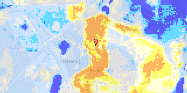 Ekstrem regn på Skovkanten 81