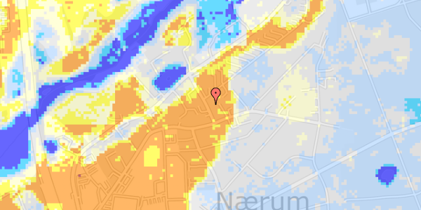 Ekstrem regn på Skyttebjerg 2, kl. 3