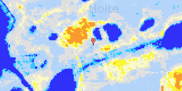 Ekstrem regn på Sofievej 1B, 1. tv