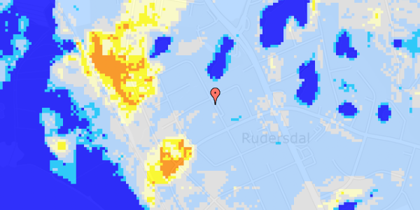 Ekstrem regn på Solbakken 75