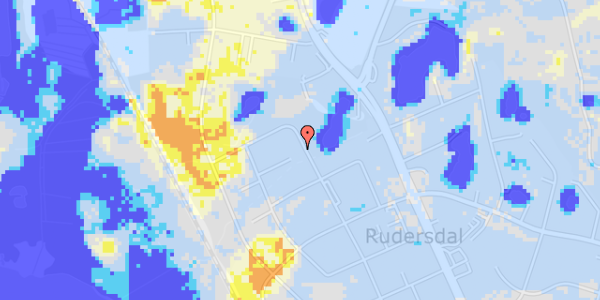 Ekstrem regn på Solbakken 95