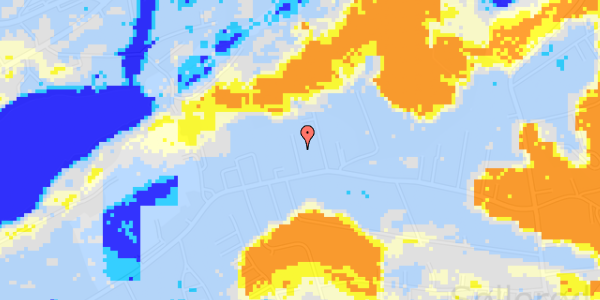 Ekstrem regn på Struensee Alle 4