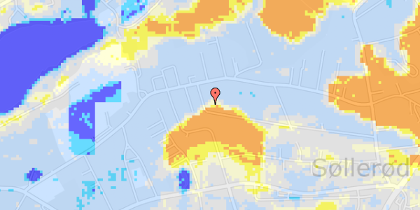 Ekstrem regn på Søllerødgårdsvej 5