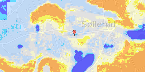 Ekstrem regn på Søllerød Park 2, 1. 9