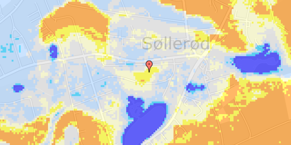 Ekstrem regn på Søllerød Park 8, 1. 9