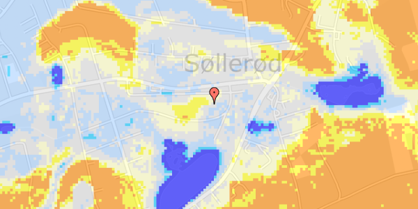 Ekstrem regn på Søllerød Park 9, st. 2