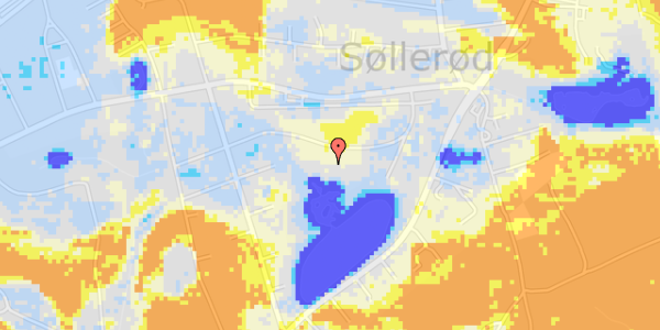 Ekstrem regn på Søllerød Park 12, 1. 13