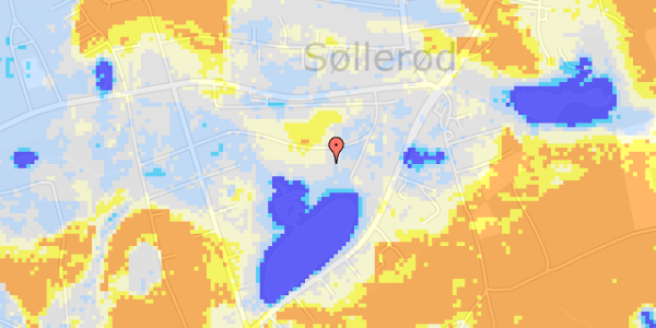 Ekstrem regn på Søllerød Park 14, st. 6