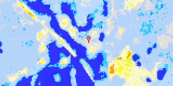 Ekstrem regn på Vasevej 37