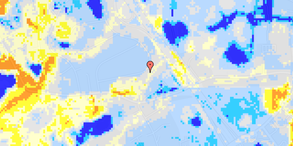 Ekstrem regn på Vejdammen 28