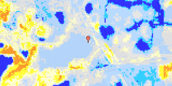 Ekstrem regn på Vejdammen 33