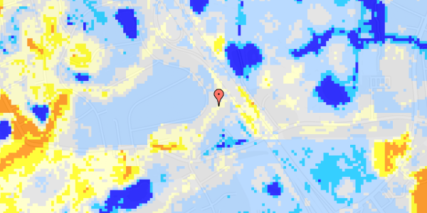 Ekstrem regn på Vejdammen 34