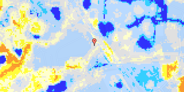 Ekstrem regn på Vejdammen 38