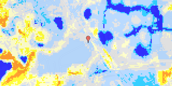 Ekstrem regn på Vejdammen 48