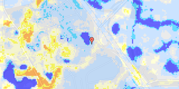 Ekstrem regn på Vejdammen 51