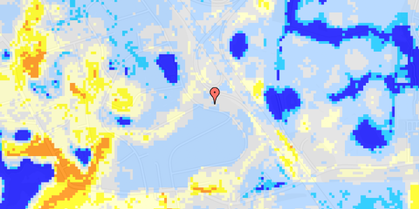 Ekstrem regn på Vejdammen 56