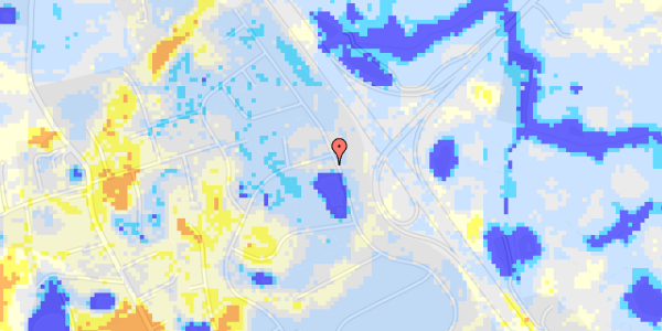 Ekstrem regn på Vejdammen 57