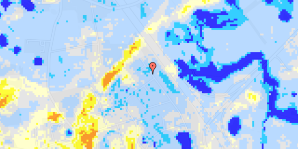 Ekstrem regn på Vejdammen 79