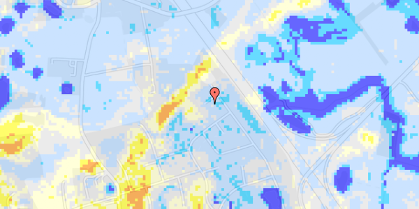 Ekstrem regn på Vejdammen 83