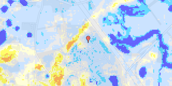 Ekstrem regn på Vejdammen 85