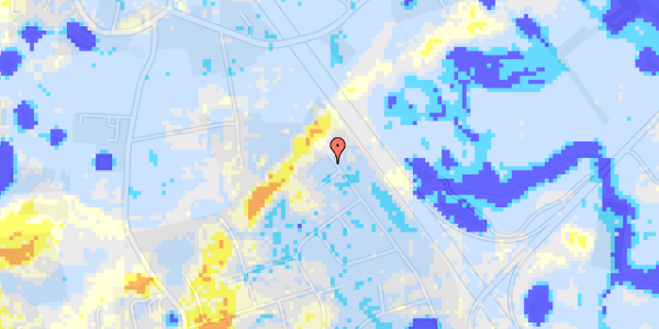 Ekstrem regn på Vejdammen 91