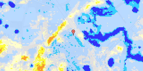 Ekstrem regn på Vejdammen 108