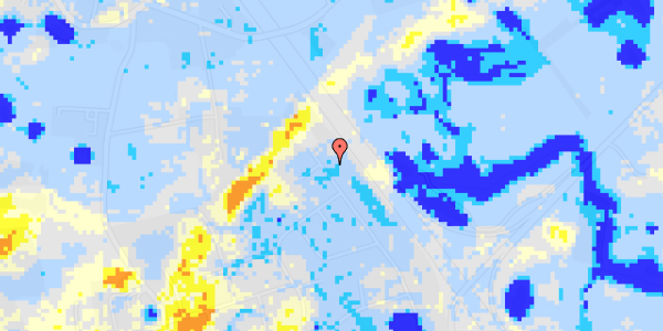 Ekstrem regn på Vejdammen 110