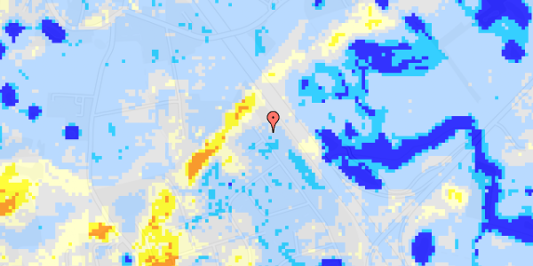 Ekstrem regn på Vejdammen 112