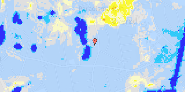 Ekstrem regn på Vestre Paradisvej 45A