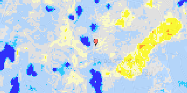 Ekstrem regn på Vestre Paradisvej 101A