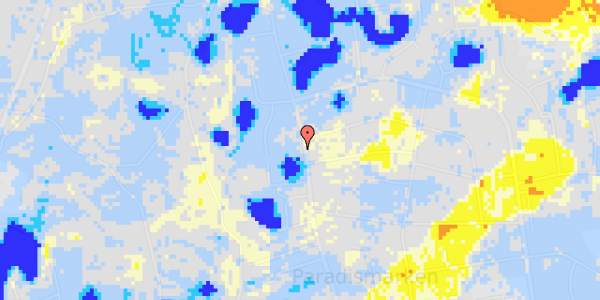 Ekstrem regn på Vestre Paradisvej 127