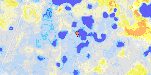 Ekstrem regn på Vestre Paradisvej 128