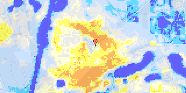 Ekstrem regn på Hf. Solpl-Clausensv. 1