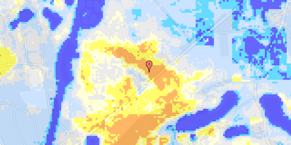 Ekstrem regn på Hf. Solpl-Clausensv. 8