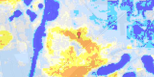 Ekstrem regn på Hf. Solpl-Clausensv. 20