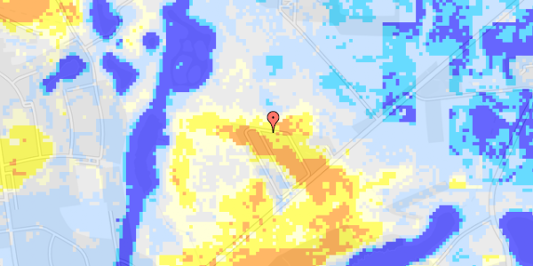 Ekstrem regn på Hf. Solpl-Clausensv. 30