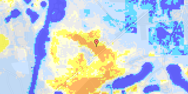 Ekstrem regn på Hf. Solpl-Pilevej 40