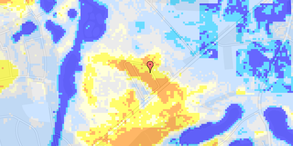 Ekstrem regn på Hf. Solpl-Pilevej 48