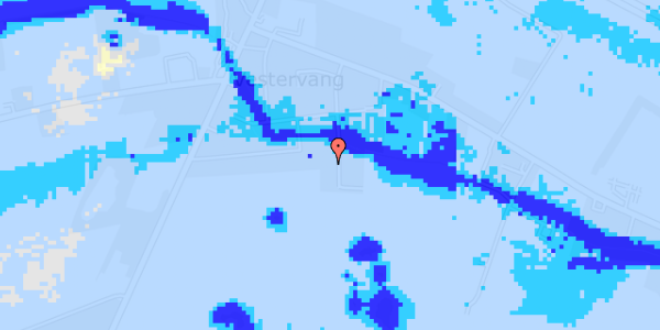 Ekstrem regn på Friggasvej 20